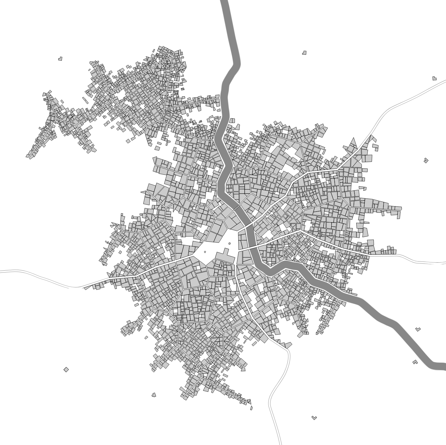 Screenshot of random city map